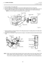 Toshiba B-570 Thermal Printer Owners Manual page 17