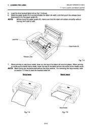 Toshiba TEC B-415 Printer Owners Manual page 19