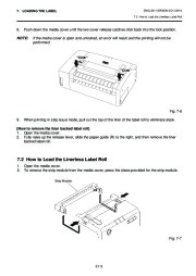 Toshiba TEC B-415 Printer Owners Manual page 20