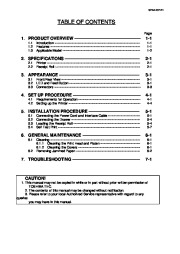 Toshiba TRST-A10 Series Remote Receipt Printer Owners Manual page 4