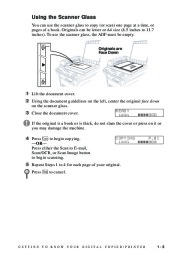 Brother DCP-1200 Multifunction Digital Copier Laser Printer and Color Scanner Users Guide Manual page 19