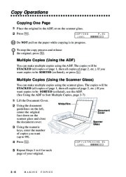 Brother DCP-1200 Multifunction Digital Copier Laser Printer and Color Scanner Users Guide Manual page 38