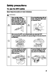 Brother MFC-8440 MFC-8640D MFC-8840D MFC-8840DN Laser Printer Users Guide Manual page 9