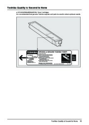 Toshiba E-Studio 2500c 3500c 3510c Printer Copier Owners Manual page 17