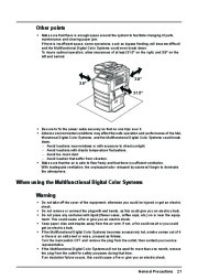 Toshiba E-Studio 2500c 3500c 3510c Printer Copier Owners Manual page 23