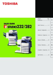 Toshiba E-Studio 232 282 Printer Copier Owners Manual page 1