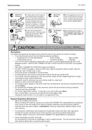 Toshiba TEC B-870 Thermal Printer Owners Manual page 4