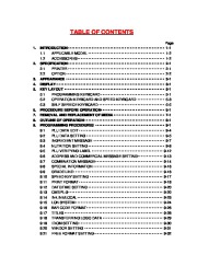 Toshiba TEC H 9000N US Label Receipt Printer Owners Manual page 5