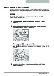 Toshiba E-Studio 166 206 Printer Copier Owners Manual page 45