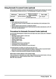 Toshiba E-Studio 166 206 Printer Copier Owners Manual page 47