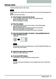 Toshiba E-Studio 166 206 Printer Copier Owners Manual page 49