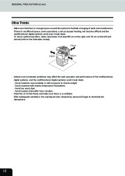 Toshiba e-STUDIO 350 450 Copier Operators Manual page 14